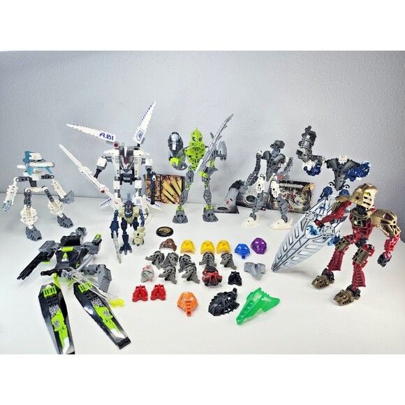 Lego Bionicle Exo-Force pounds Of Assorted Parts Partial/Near